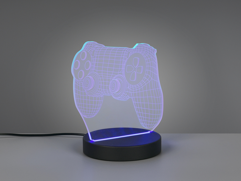 LED Designer Tischlampe JOY klein mit RGB Farbwechsel, Höhe 17cm