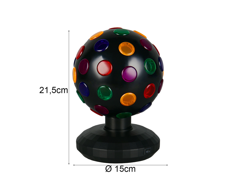 Kleine LED Tischlampe ZERO Deko Lampe Batterie- oder USB betrieben Höhe 21,5cm