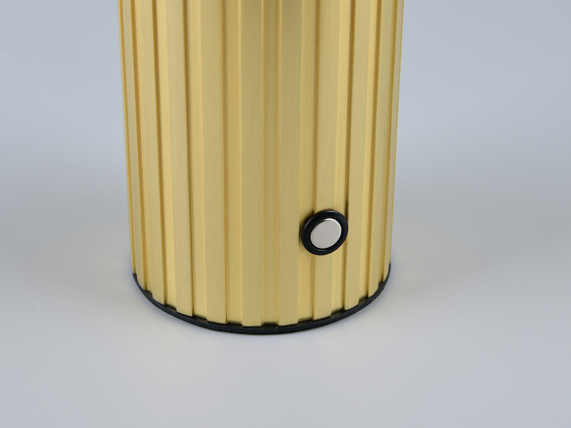 Tischlampe TAURIS LED dimmbar Akku per USB aufladbar, 3 Lichtfarben, Glas Ø 12cm