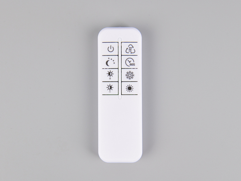 LED Deckenleuchte OVELA Grau Braun mit Fernbedienung & 3 Lichtfarben, B:100cm