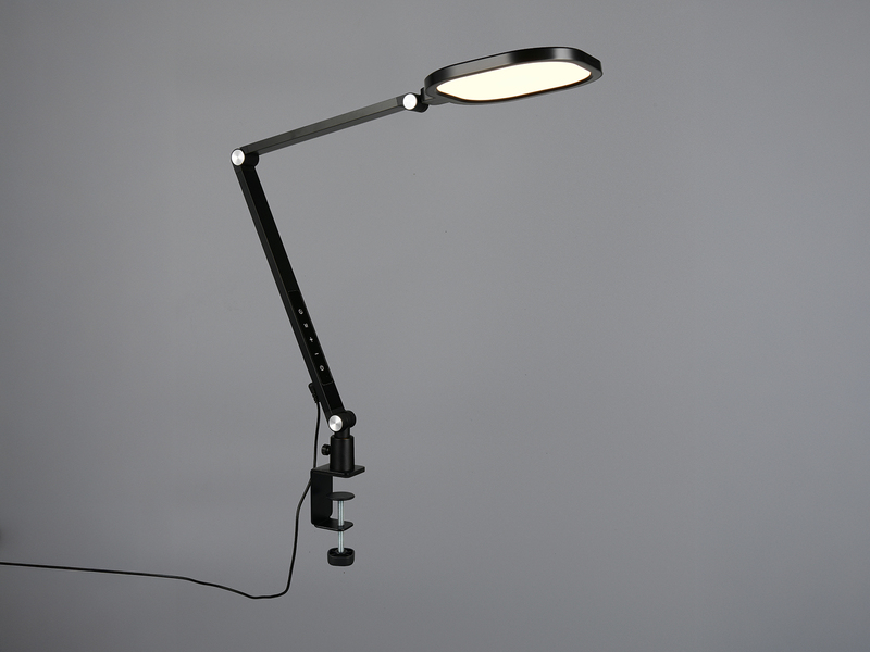 Schreibtischlampe SERVO LED dimmbar klemmbar 3 Lichtfarben inkl. Tageslicht 58cm