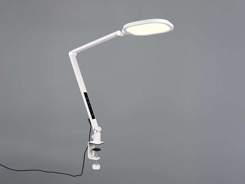 Schreibtischlampe SERVO LED dimmbar klemmbar 3 Lichtfarben inkl. Tageslicht 58cm