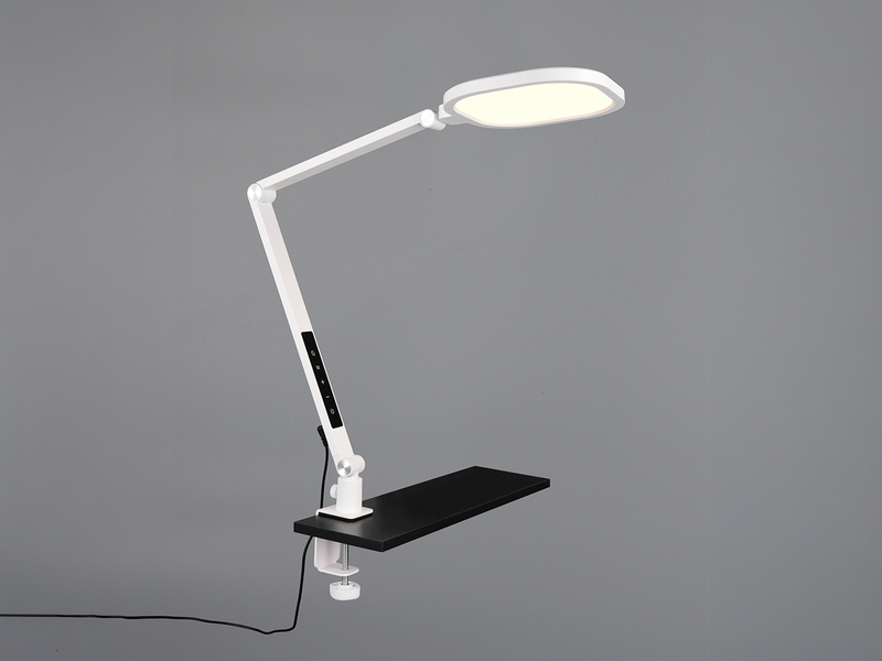Schreibtischlampe SERVO LED dimmbar klemmbar 3 Lichtfarben inkl. Tageslicht 58cm