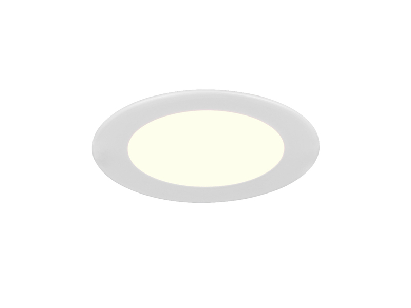 LED Einbaustrahler KIBO 230V mit 3 Lichtfarben inklusive Tageslichtweiß, Ø 12cm