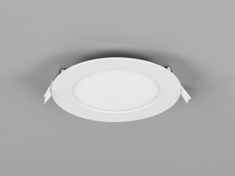 LED Einbaustrahler KIBO 230V mit 3 Lichtfarben inklusive Tageslichtweiß, Ø 12cm