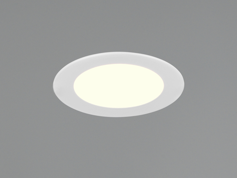 LED Einbaustrahler KIBO 230V mit 3 Lichtfarben inklusive Tageslichtweiß, Ø 12cm