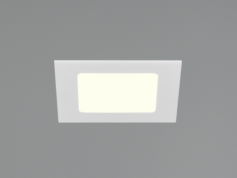 LED Einbaustrahler KIBO 230V mit 3 Lichtfarben inklusive Tageslichtweiß, B: 12cm