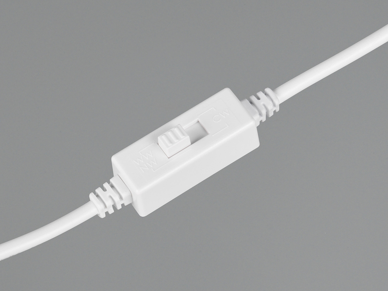 LED Einbaustrahler KIBO 230V mit 3 Lichtfarben inklusive Tageslichtweiß, B: 12cm