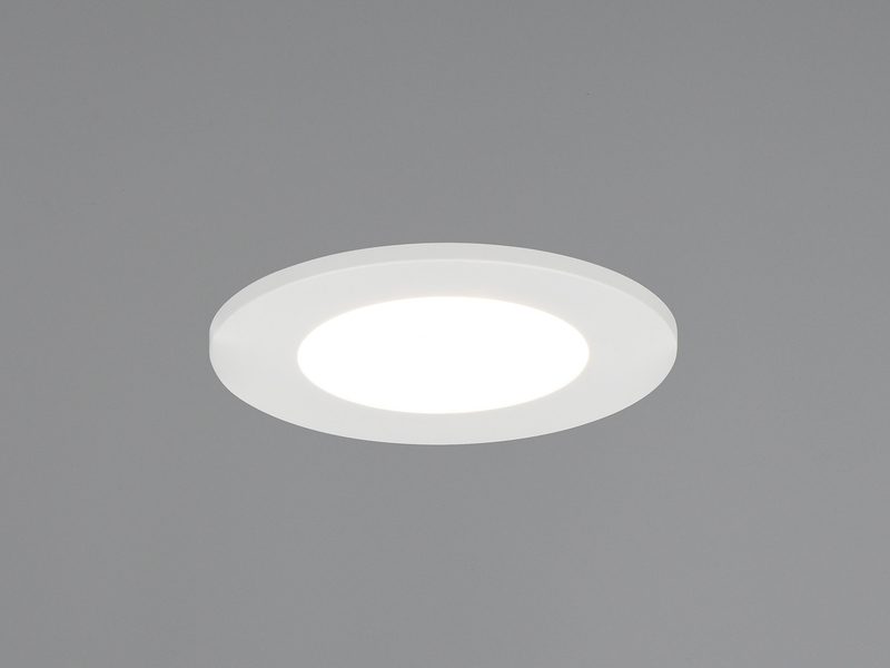 LED Einbaustrahler HIMAL 230V dimmbar mit 2 Lichtfarben für Badezimmer, Ø 8,5cm