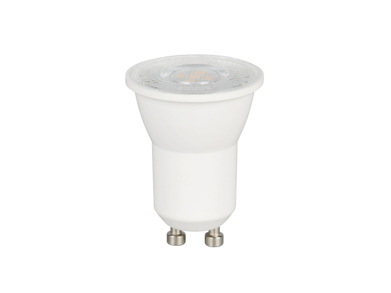 MINI GU10 LED - 4 Watt, 345 Lumen, 3000 Kelvin Warmweiß - 3 Stufen Dimmer