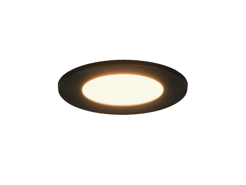 LED Einbaustrahler HIMAL 230V dimmbar mit 2 Lichtfarben für Badezimmer, Ø 8,5cm