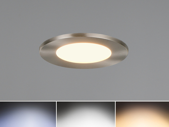 LED Einbaustrahler HIMAL 230V dimmbar mit 2 Lichtfarben für Badezimmer, Ø 8,5cm