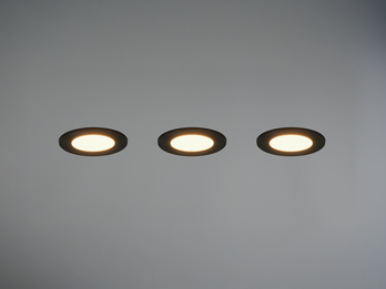 LED Einbaustrahler HIMAL 3er Set, dimmbar, 2 Lichtfarben für Badezimmer, Ø 8,5cm