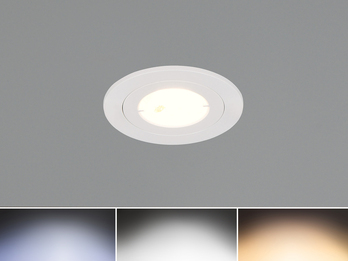 LED Einbaustrahler LAMONT 230V dimmbar, Badezimmer geeignet, 4000 Kelvin, Ø 8cm