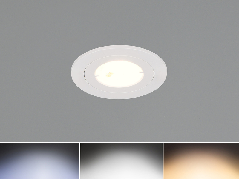 LED Einbaustrahler LAMONT 230V dimmbar, Badezimmer geeignet, 4000 Kelvin, Ø 8cm
