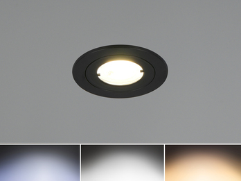 LED Einbaustrahler LAMONT 230V dimmbar, Badezimmer geeignet, 4000 Kelvin, Ø 8cm