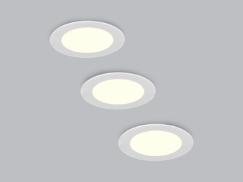 LED Einbaustrahler 230V 3er Set, 3 Lichtfarben inklusive Tageslichtweiß Ø 12cm