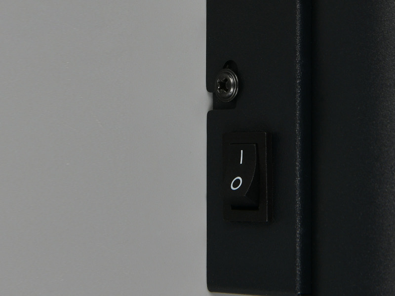 Wandleuchte TARYN Up and Down Schwarz mit Schalter, Höhe 18cm