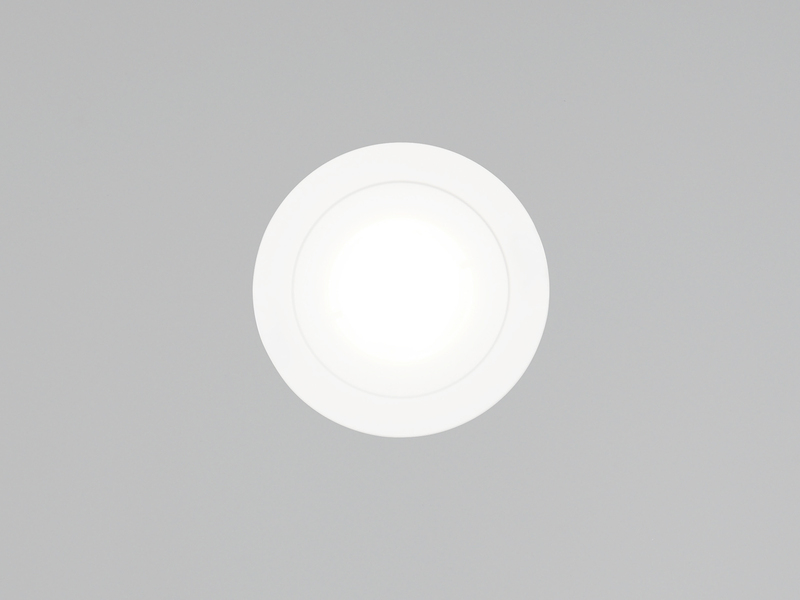 Flacher LED Einbaustrahler 230V dimmbar 3er Set Badezimmer geeignet 4000K Ø 8cm