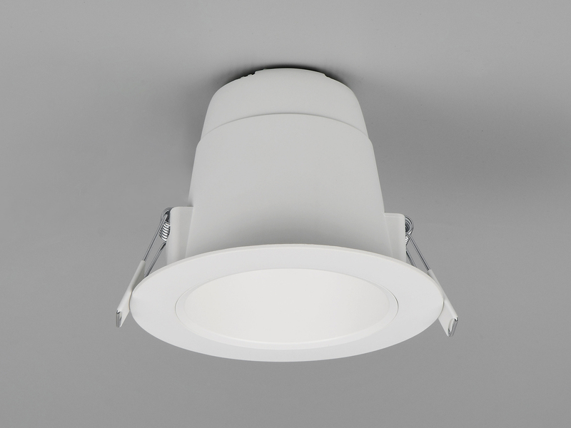 LED Einbaustrahler 230V 3er Set dimmbar, 3 Lichtfarben für Badezimmer, Ø 11cm