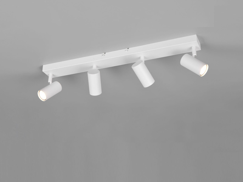 Deckenstrahler TARYN Weiß 4-flammig, Breite 56cm