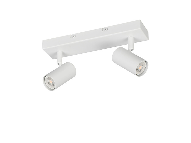 LED Deckenstrahler Weiß 2-flammig, Breite 26cm