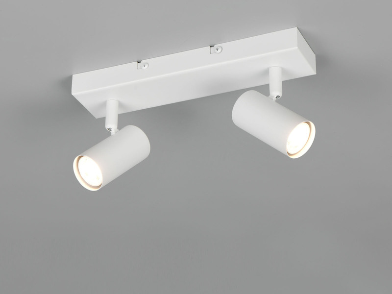 LED Deckenstrahler Weiß 2-flammig, Breite 26cm