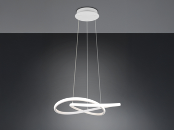 Schwarze Pendelleuchte mit doppelt gefächertem Metall Gitterschirm