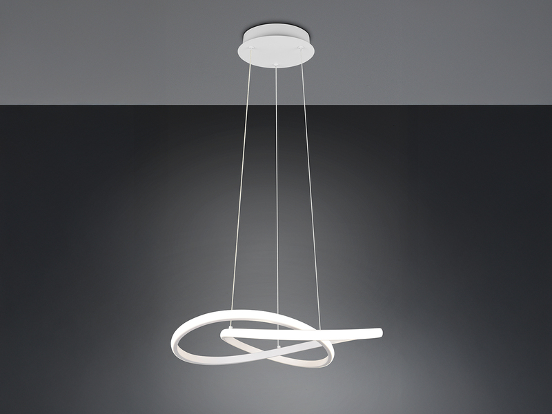 Schwarze Pendelleuchte mit doppelt gefächertem Metall Gitterschirm