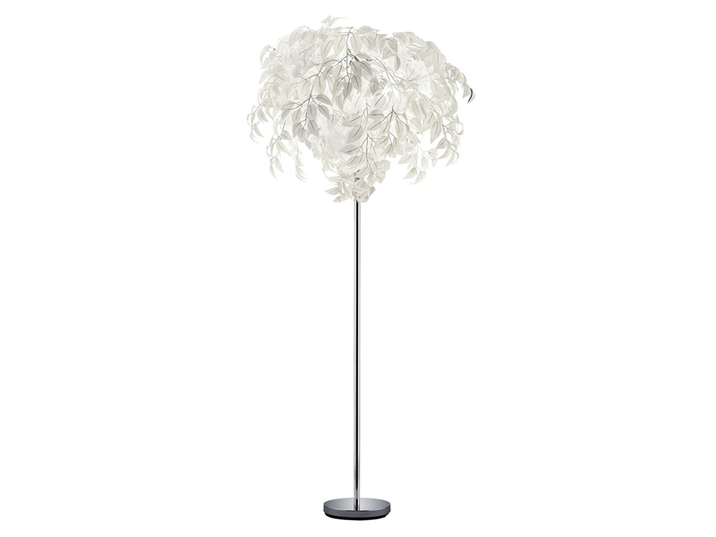 LED Stehlampe mit Blättern, Fernbedienung & RGBW Farbwechsel, Höhe 180cm