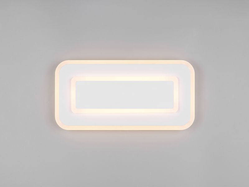 LED Deckenleuchte RIVA mit Fernbedienung & Tageslicht einstellbar, Breite 40cm