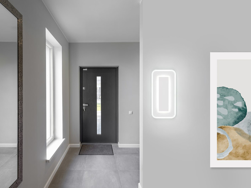 LED Deckenleuchte RIVA mit Fernbedienung & Tageslicht einstellbar, Breite 40cm