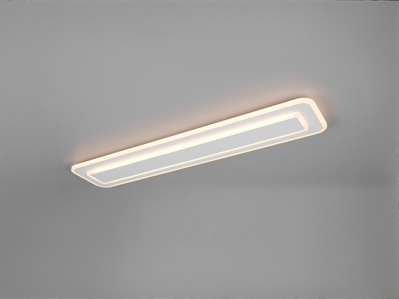 LED Deckenleuchte RIVA mit Fernbedienung & Tageslicht einstellbar, Breite 90cm