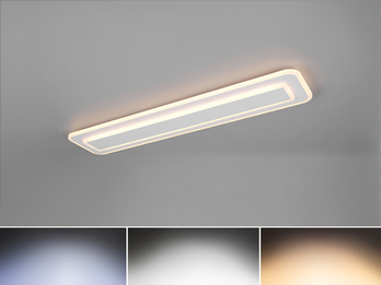 LED Deckenleuchte RIVA mit Fernbedienung & Tageslicht einstellbar, Breite 90cm