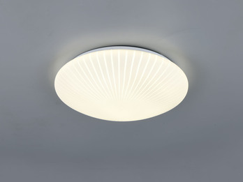 Kleine LED Deckenleuchte UMBRIA mit Strahlenmuster, rund Ø 30cm