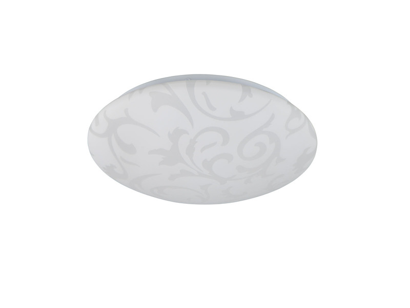 Kleine LED Deckenleuchte UMBRIA mit Rankenmuster, rund Ø 30cm