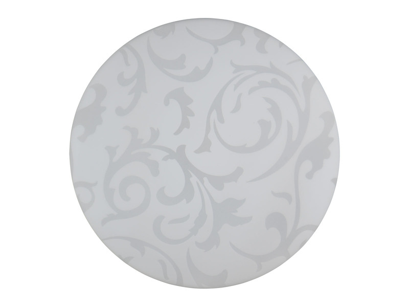 Kleine LED Deckenleuchte UMBRIA mit Rankenmuster, rund Ø 30cm