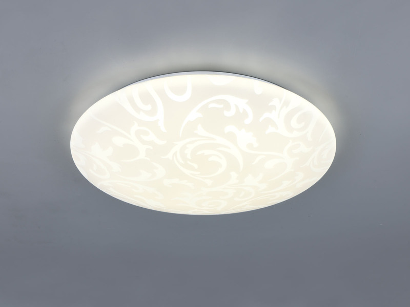LED Deckenleuchte UMBRIA mit Rankenmuster, rund Ø 40cm