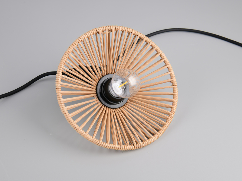 Outdoor Lichterkette CHAIN mit Stecker & 10 LEDs mit Boho Schirmen, 6,5 Meter