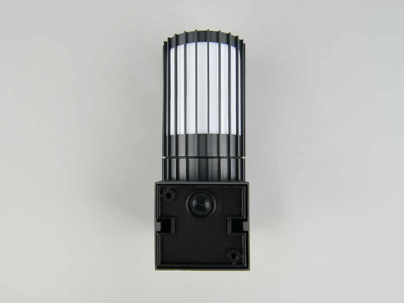 Außenwandleuchte VOLGA aus Aluminium in Anthrazit, Höhe 20cm