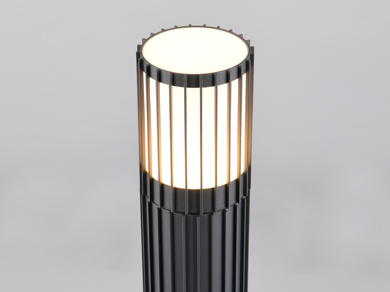 Wegeleuchte VOLGA Aluminium Anthrazit, für Reihenschaltung geeignet, Höhe 100cm