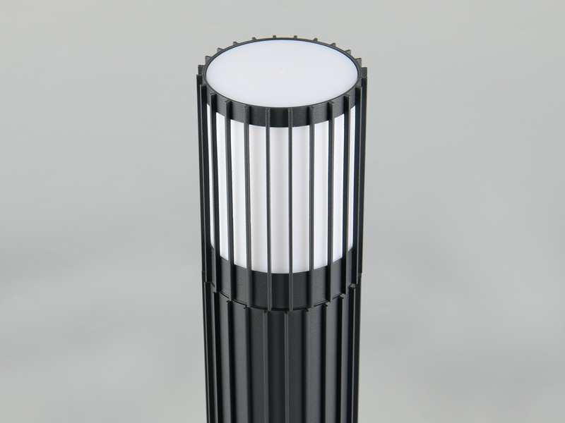 Wegeleuchte VOLGA Aluminium Anthrazit, für Reihenschaltung geeignet, Höhe 100cm