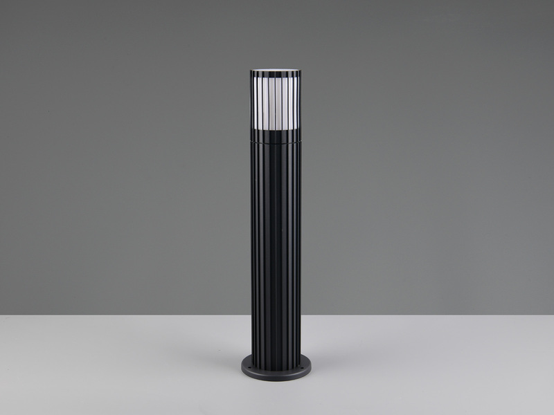 Sockelleuchte VOLGA Aluminium Anthrazit, für Reihenschaltung geeignet, H: 50cm