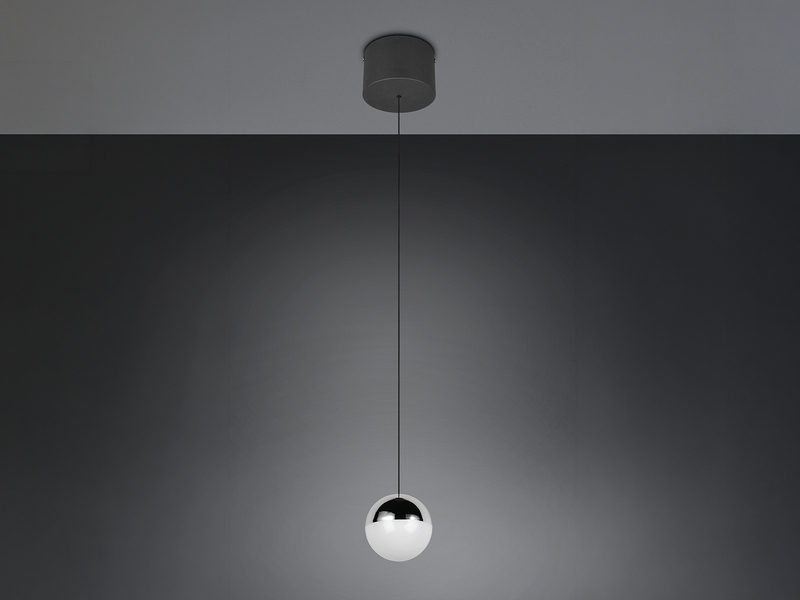 Kleine Kugel LED Pendelleuchte SENTA höhenverstellbar, Licht neutralweiß Ø 10cm