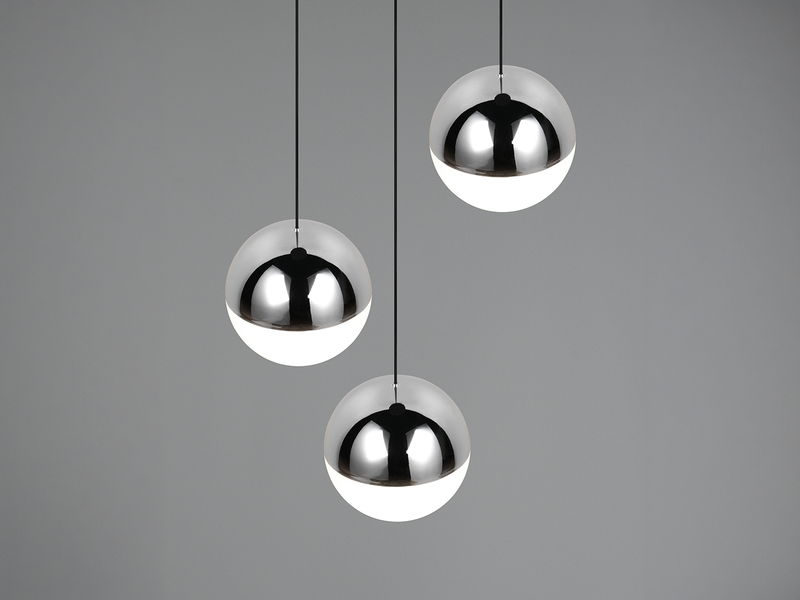 LED Pendelleuchte SENTA 3-flammig höhenverstellbar, Licht neutralweiß Ø 25cm