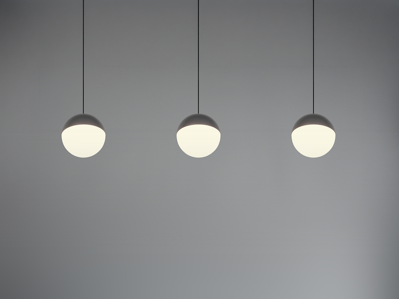 LED Pendelleuchte SENTA 3-flammig höhenverstellbar, Breite 62cm