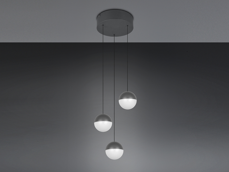 LED Pendelleuchte SENTA Cluster 3-flammig höhenverstellbar Ø 25cm