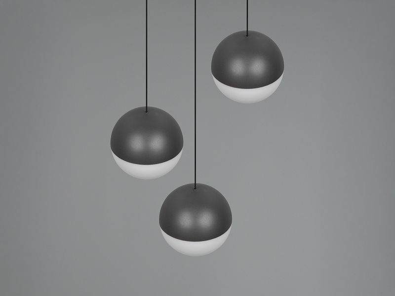 LED Pendelleuchte SENTA Cluster 3-flammig höhenverstellbar Ø 25cm