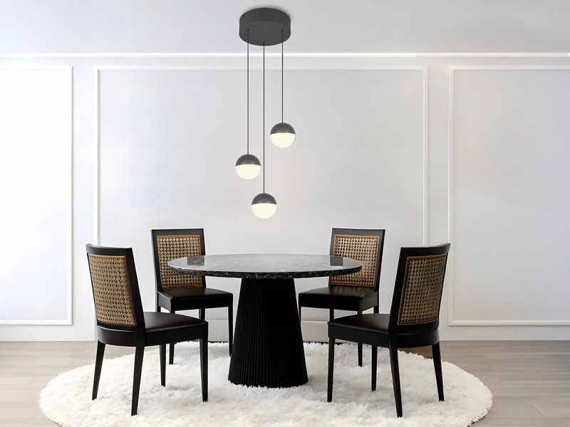 LED Pendelleuchte SENTA Cluster 3-flammig höhenverstellbar Ø 25cm