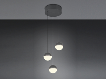 Cluster LED Pendelleuchte SENTA 3-flammig höhenverstellbar Ø 25cm Cluster LED Pendelleuchte SENTA 3-flammig höhenverstellbar Ø 25cm